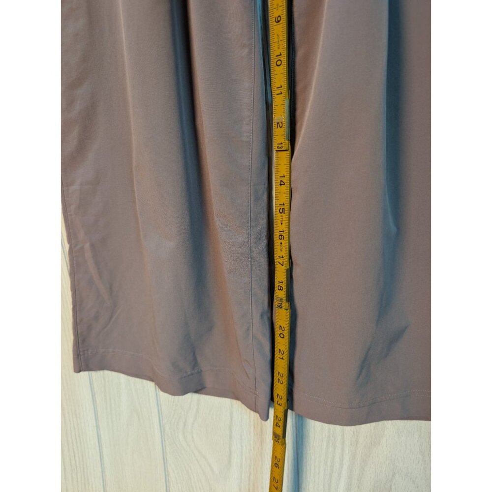 SPANX On the Move Cropped Wide-Leg Pant Smoke Brown Small Out Of Office Lounge - Picture 8 of 9